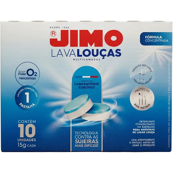 Lava Louças Multicamadas 10x15g - JIMO