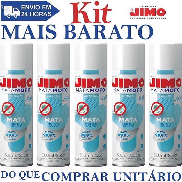 KIT 5 Mata Mofo Aerossol 300ml/255g - JIMO
