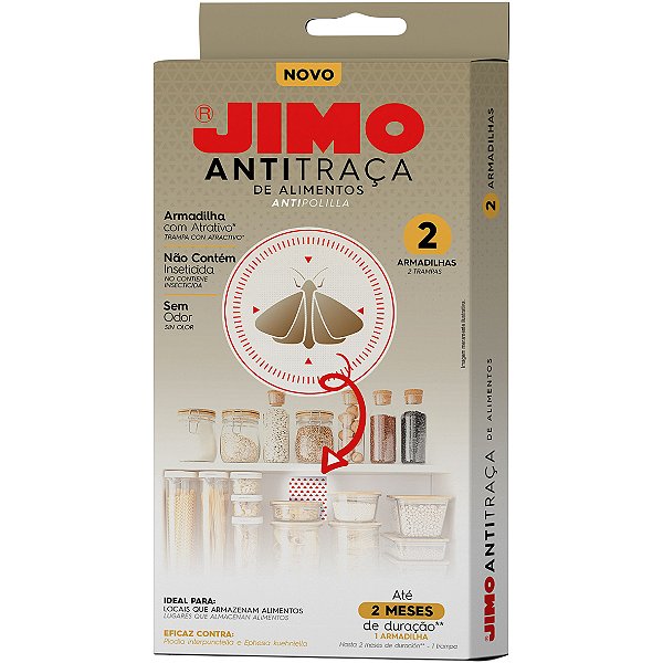 Antitraça de Alimentos Estojo com 2un - Jimo
