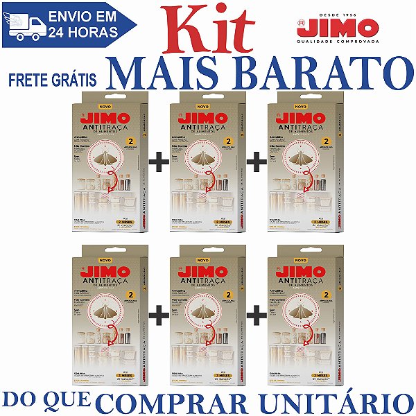 KIT 6 Antitraça de Alimentos Estojo com 2un - Jimo