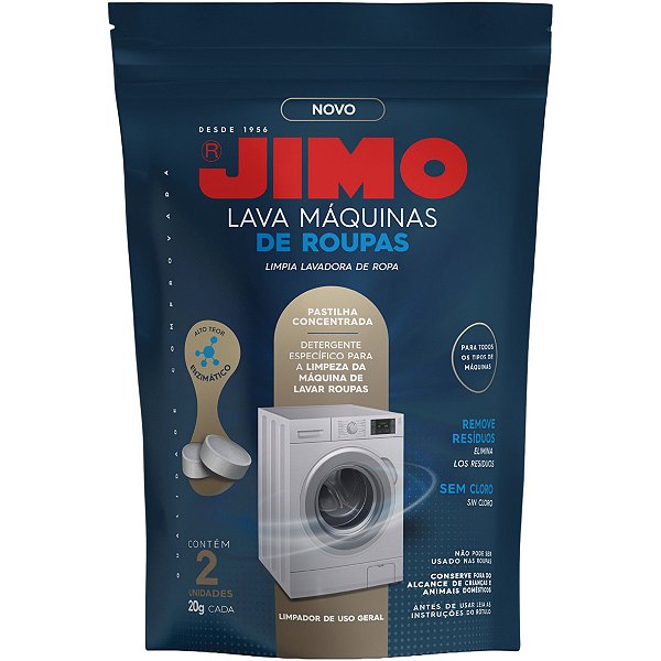 Lava Máquinas de Roupas 2x20g - JIMO