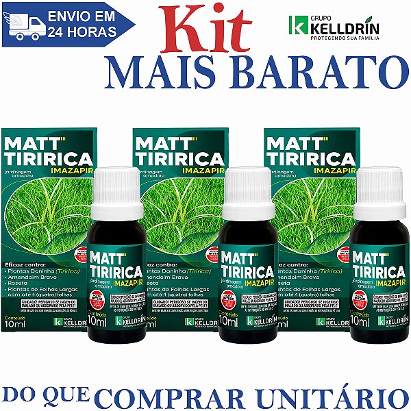 KIT 3 Matt Tiririca 10ml - Kelldrin