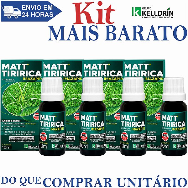KIT 4 Matt Tiririca 10ml - Kelldrin