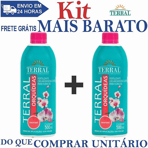 KIT 2 Orquídeas Concentrado 500ml - Terral