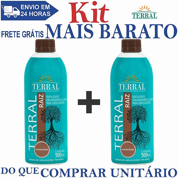 KIT 2 Raiz Concentrado 500ml - Terral