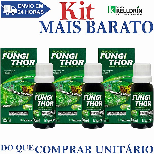 KIT 3 Fungithor 10ml - Kelldrin