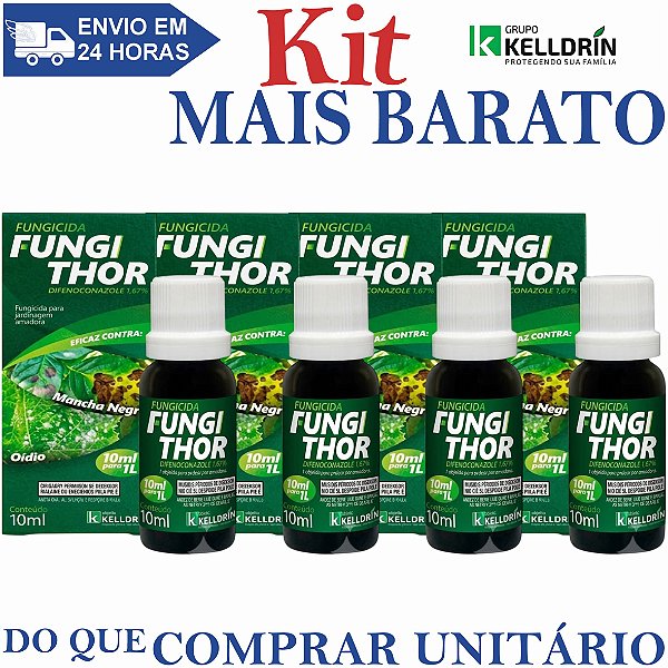 KIT 4 Fungithor 10ml - Kelldrin