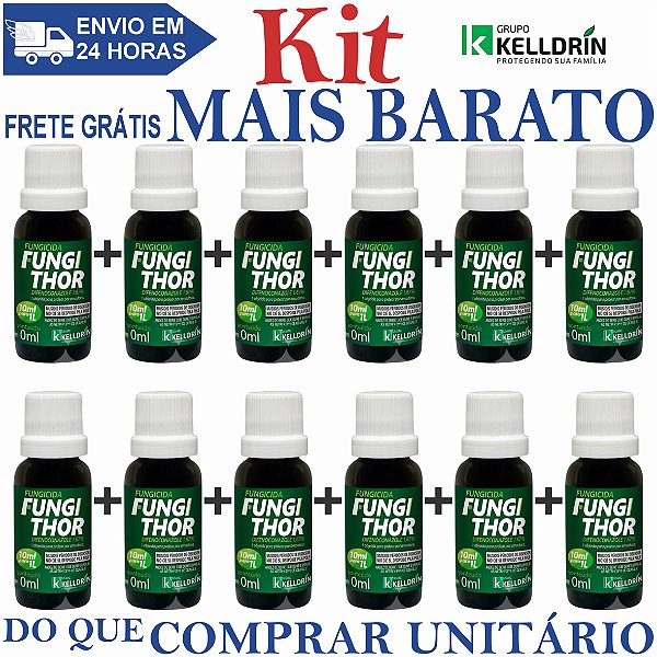 KIT 12 Fungithor 10ml - Kelldrin