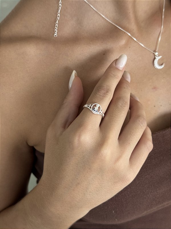 Anel Santa • folheado a prata