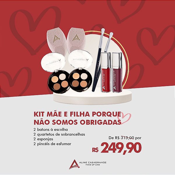 Kit Mãe e Filha Porque não somos obrigadas!