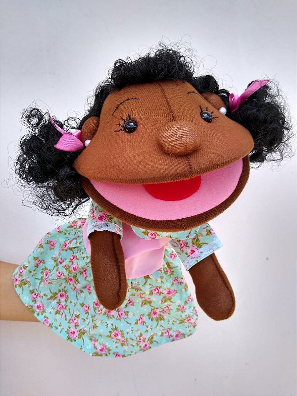 Fantoche menina negra