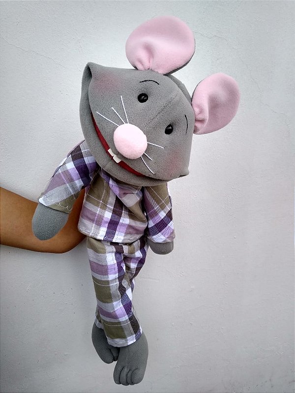 Fantoche ratinho de pijama .
