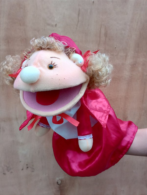 Fantoche chapeuzinho vermelho