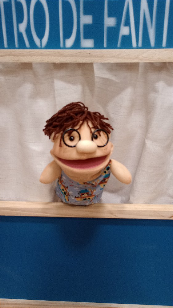 Fantoche Pedrinho para Crianças 27cm