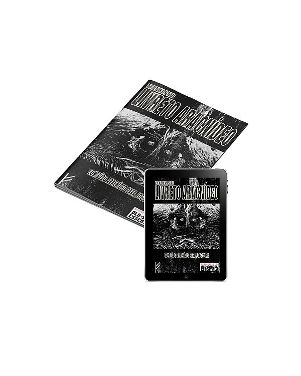 Livreto Aracnídeo (Físico + Digital)