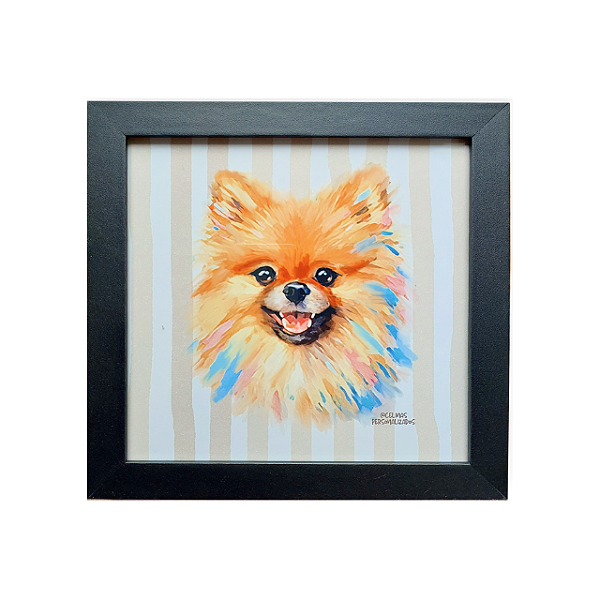 Quadro Personalizado com arte Digital Pet