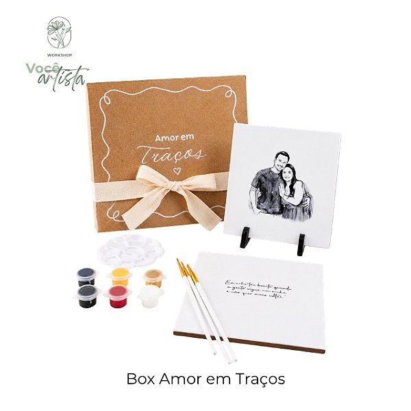 Amor em Traços | Experiência Criativa para Casais - Personalizado