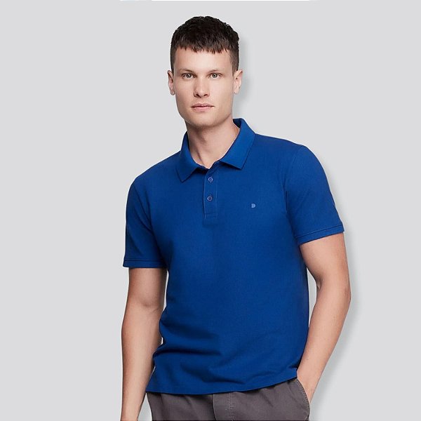 POLO DZARM MANGA CUR SLIM PIQUET/ELASTANO LISA UNISEX