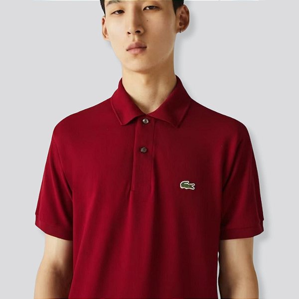 POLO LACOSTE MANGA CURTA COMFORT LISA PIQUET UNISEX