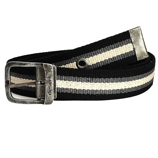 CINTO DESERT LONA DUPLA FACE LISTRADO MASCULINO