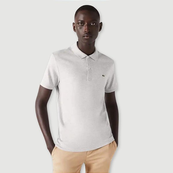 POLO LACOSTE MANGA CURTA COMFORT ALGODÃO PIMA LISA UNISEX