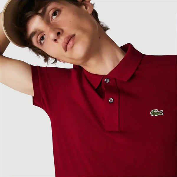 POLO LACOSTE MANGA CURTA SLIM PIQUET LISA UNISEX