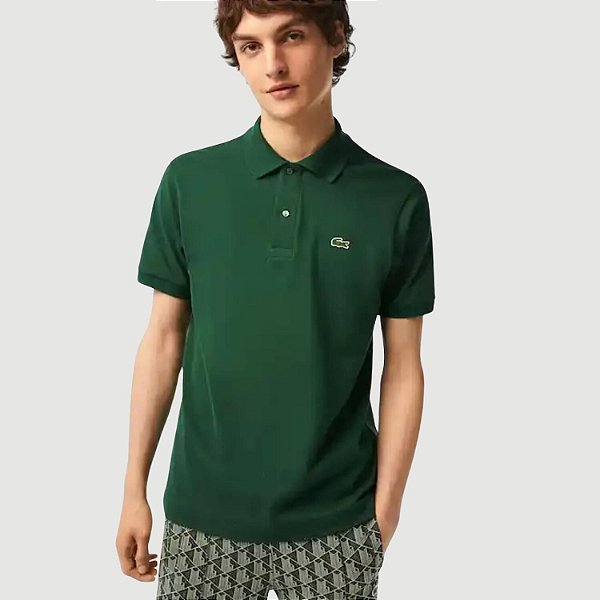 POLO LACOSTE MANGA CURTA COMFORT PIQUET LISA MASCULINA