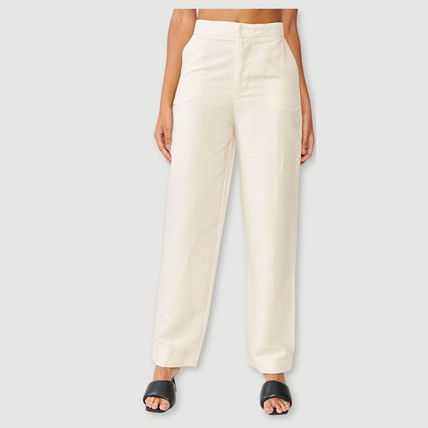CALÇA COLCCI LINHO ALFAIATARIA FEMININA