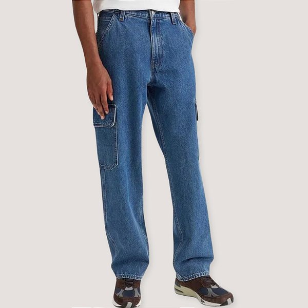 CALÇA LEVIS 568 JEANS BRUTO CARGO MASCULINA