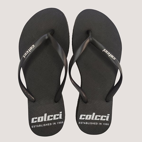 CHINELO COLCCI DE  DEDO ACQUA PRETO FEMININO