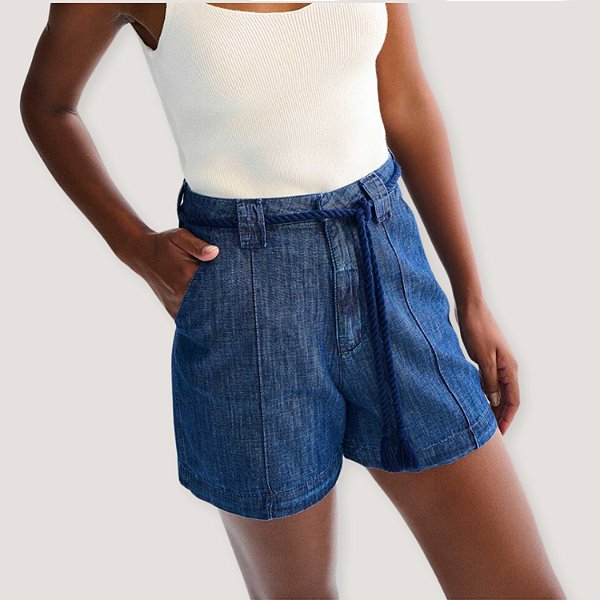 SHORT LEZ A LEZ JEANS BRUTO LIOCEL FEMININO