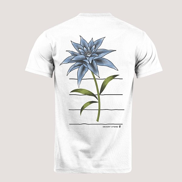 CAMISETA DESERT MC COMFORT ALGODÃO LISA BRANCA MASCULINA 14709-P