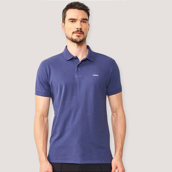 POLO COLCCI MC COMFORT AZUL MARINHO MASCULINO 43370-P