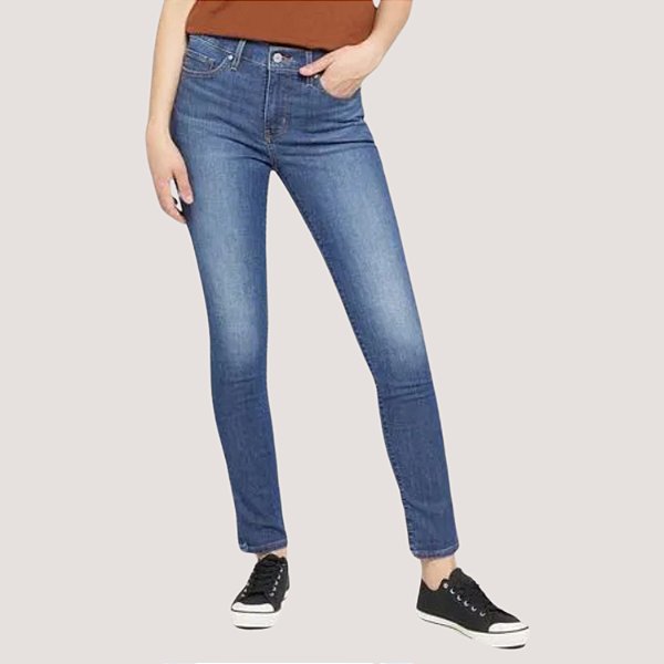 CALÇA LEVIS 311 JEANS ESCURO COM ELASTANO SKINNY FEMININA