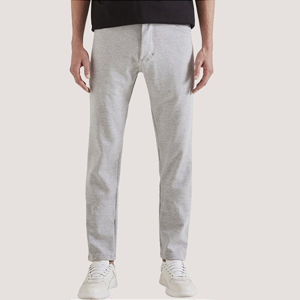 CALÇA RESERVA MOLETOM CASUAL CINZA COMFORT MASCULINA