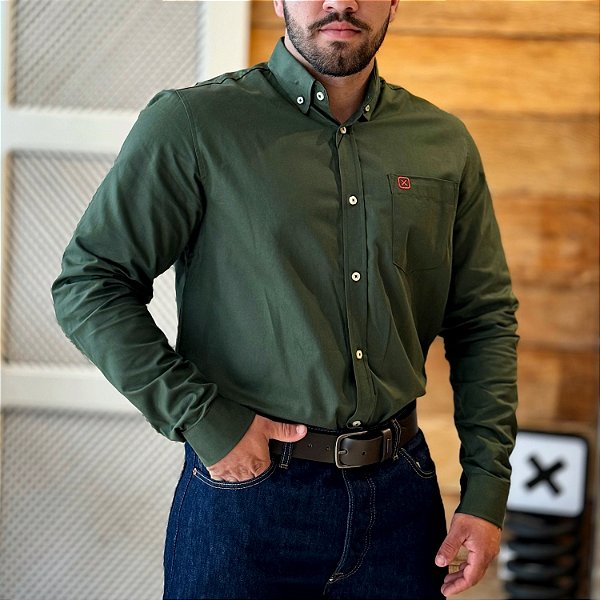 CAMISA TXC MANGA LONGA COMFORT ALGODÃO MASCULINO