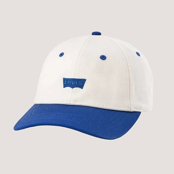 BONE LEVIS BRIM BRANCO DE ABA CURVA ABERTA UNISEX
