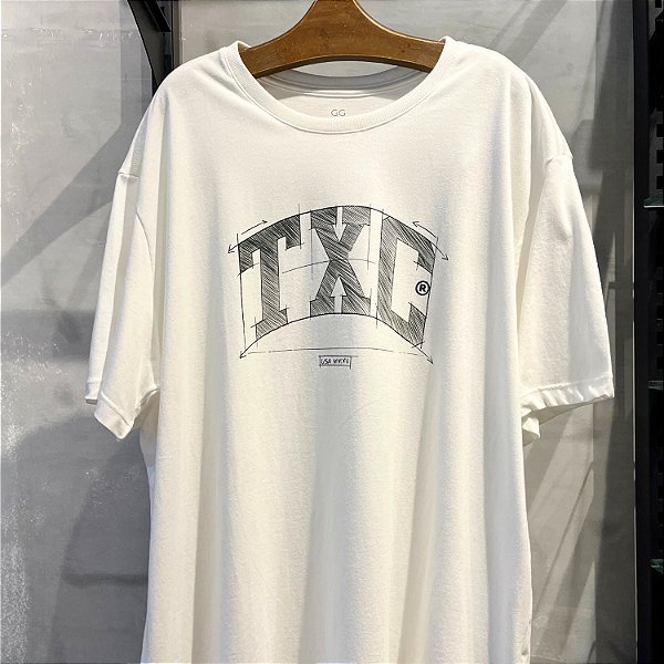 CAMISETA TXC MC COMFORT ALGODÃO OFF-WHITE MASCULINA