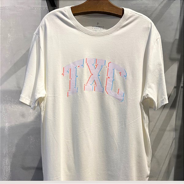 CAMISETA TXC MC COMFORT ALGODÃO OFF-WHITE MASCULINA