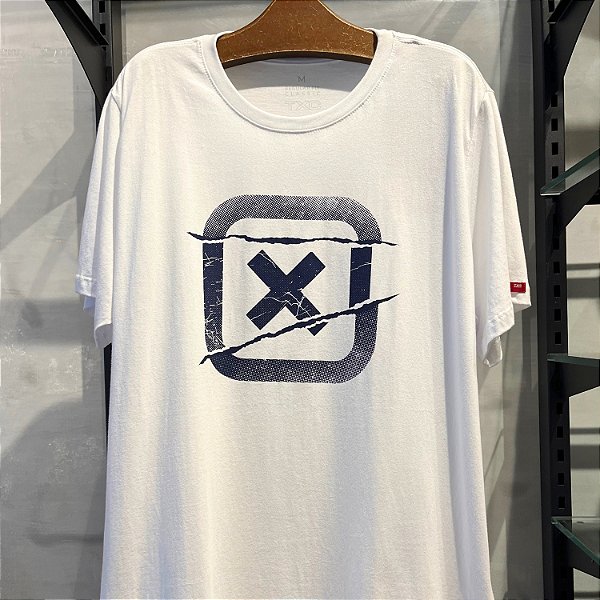 CAMISETA TXC MC COMFORT ALGODÃO BRANCO MASCULINA