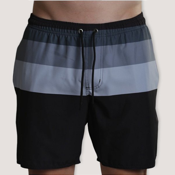 SHORT FITNESS DESERT POLIESTER ELASTANO LISTRADO MASCULINO