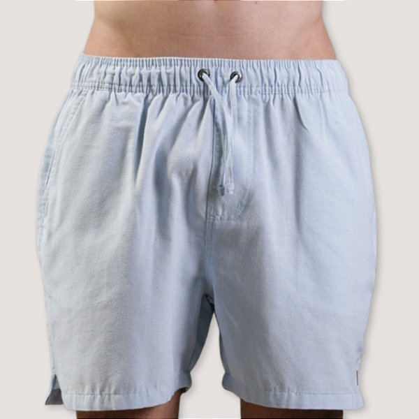 SHORT DESERT LINHO ESPORTE FINO AZUL CLARO MASCULINO