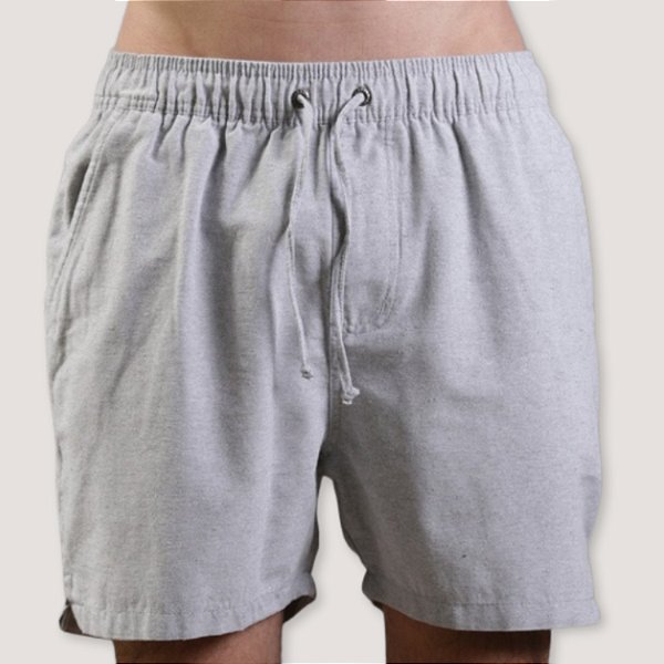 SHORT DESERT LINHO ESPORTE FINO COMFORT CINZA MASCULINO