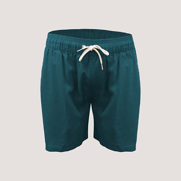 SHORT DESERT LINHO  ESPORTE FINO COMFORT AZUL MASCULINO