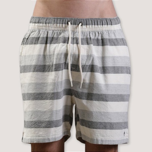 SHORT DESERT LINHO ESPORTE FINO COMFORT LISTRADO MASCULINO