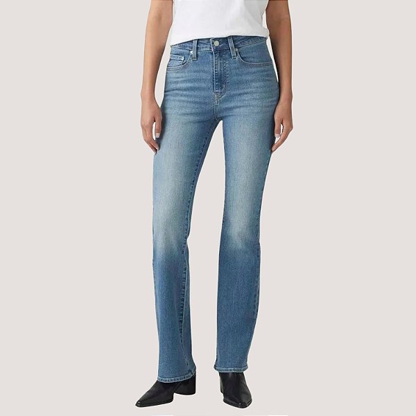 CALÇA LEVIS 725 JEANS MEDIO COM ELASTANO FEMININA