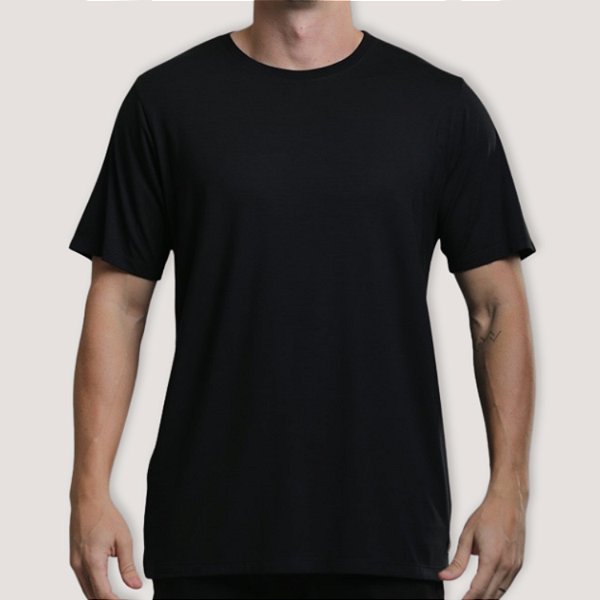 CAMISETA DESERT MC COMFORT MODAL PRETO MASCULINA