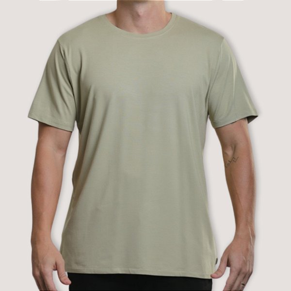 CAMISETA DESERT MC COMFORT MODAL BEGE MASCULINO