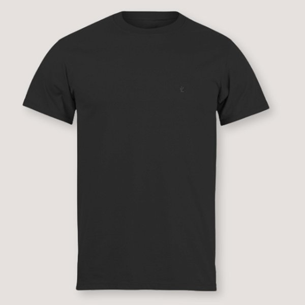 CAMISETA DESERT MC SLIM ALGODÃO ELASTANO PRETA MASCULINA