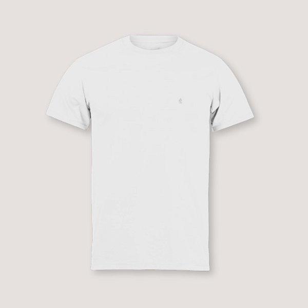 CAMISETA DESERT MC SLIM ALGODÃO E ELASTANO BRANCO MASCULINA